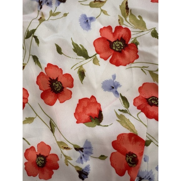 Forever 21 Floral Top Blouse Feminine‎ Romantic Dainty Girly Puff Sleeves Medium - Picture 8 of 12